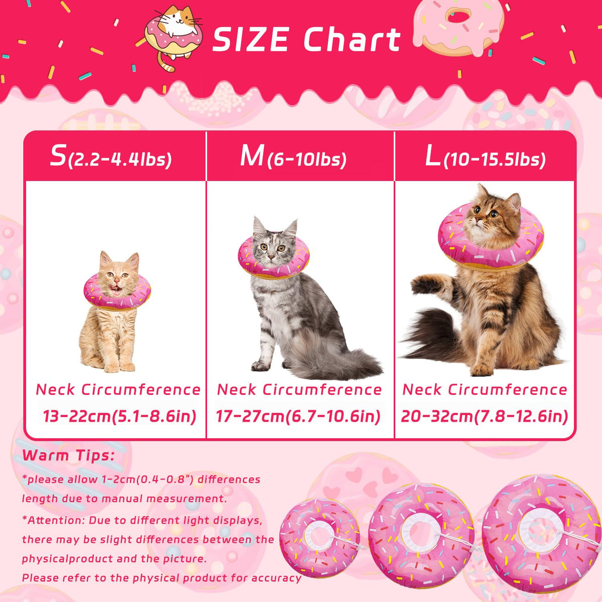 Adjustable Soft Cat Recovery Cone Collar R11693