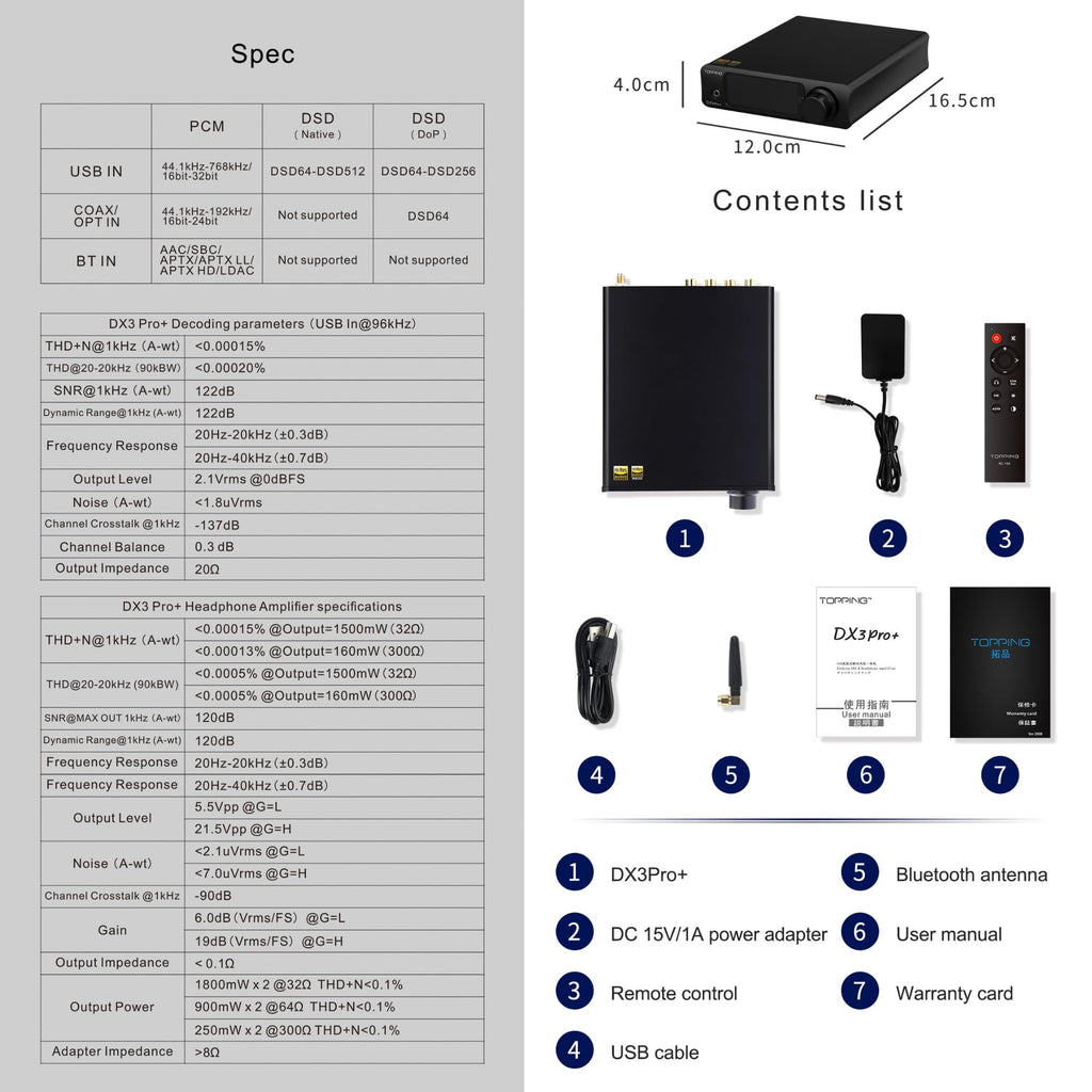 Black Headphone Amplifier DAC Amp Preamp K278
