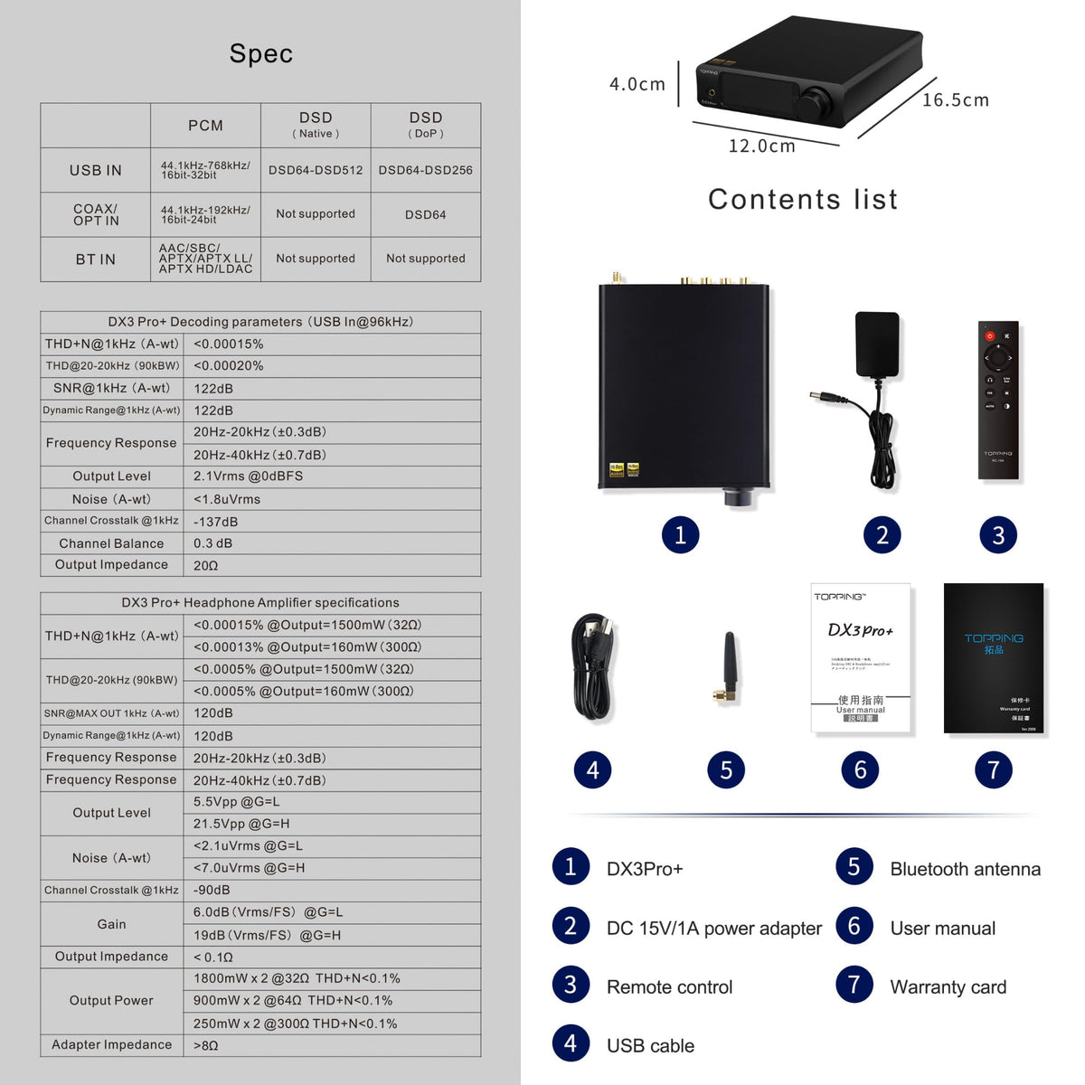 Black Headphone Amplifier DAC Amp Preamp K278