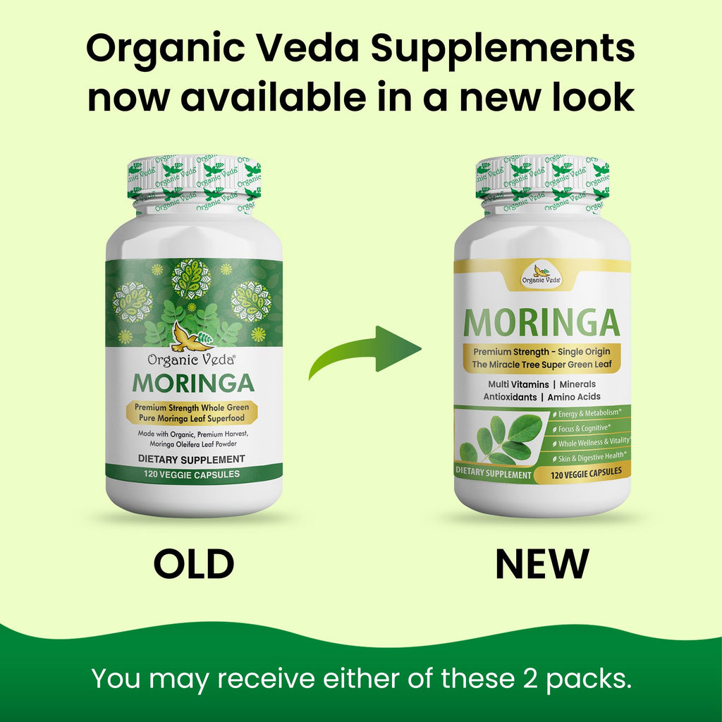 1000mg Organic Moringa Capsule 120 Vegan Capsule M1530