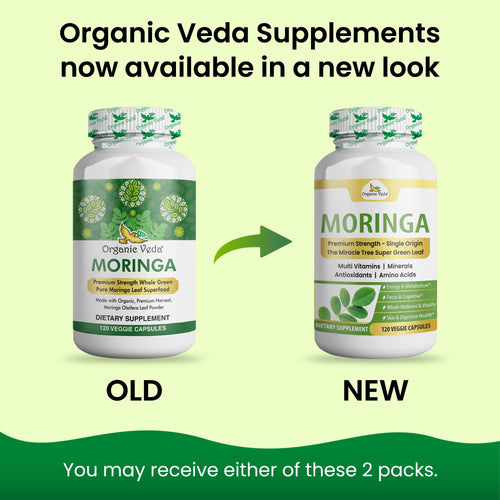 1000mg Organic Moringa Capsule 120 Vegan Capsule M1530