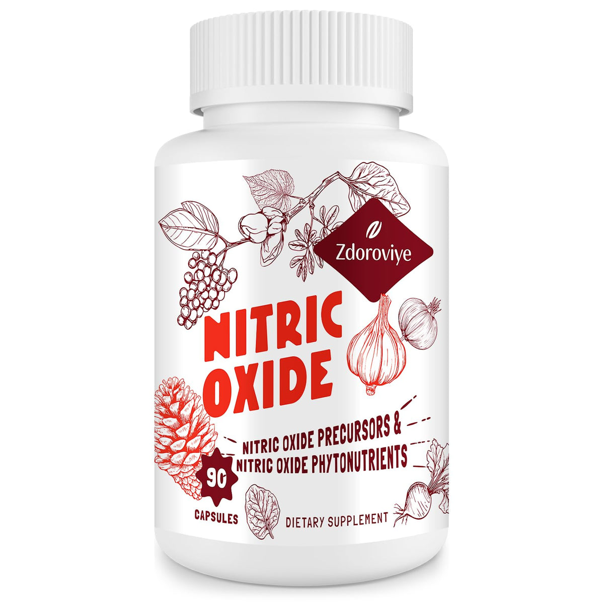 Nitric Oxide Supplement for Men (2 Bottles) B9463