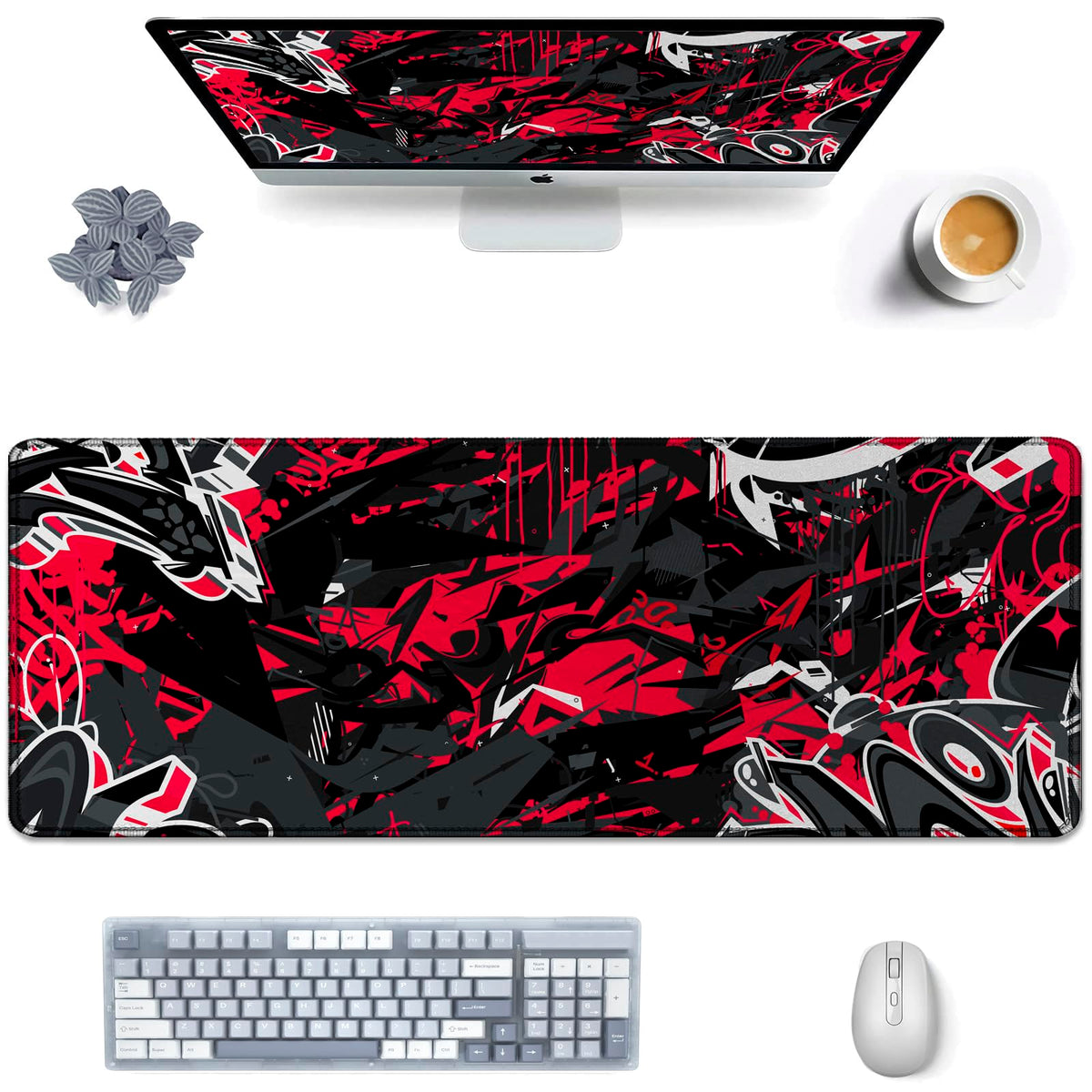 XXL Gaming Mouse Pad Large Desk Mat 31.06" x 11.8" J8680