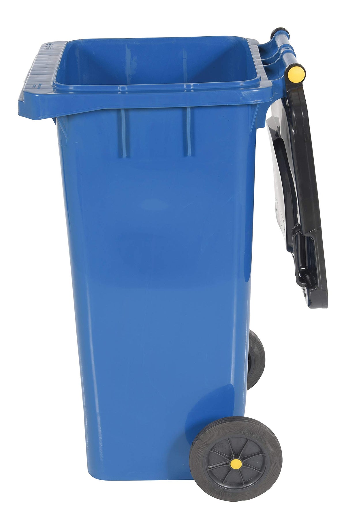 Blue 32 Gallon Polyethylene Trash Can R464905
