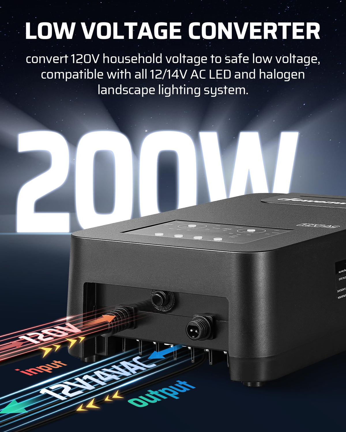 200W Low Voltage Transformer F191