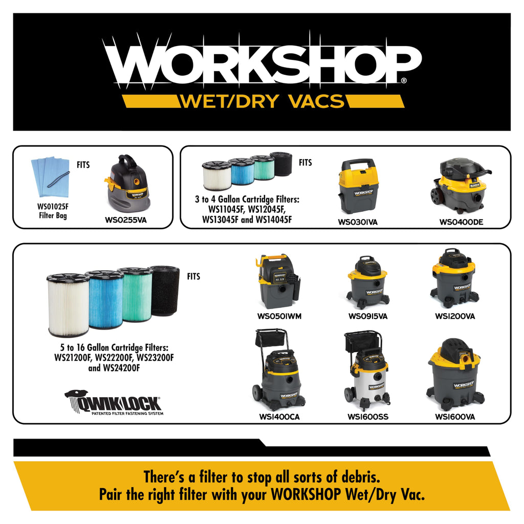 16-Gallon Wet Dry Vacuum Cleaner I314235