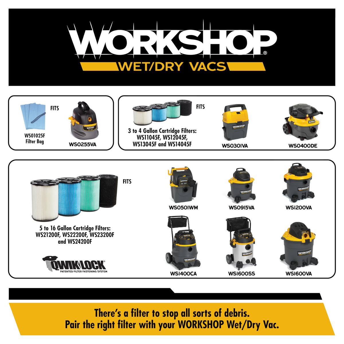 16-Gallon Wet Dry Vacuum Cleaner I314235