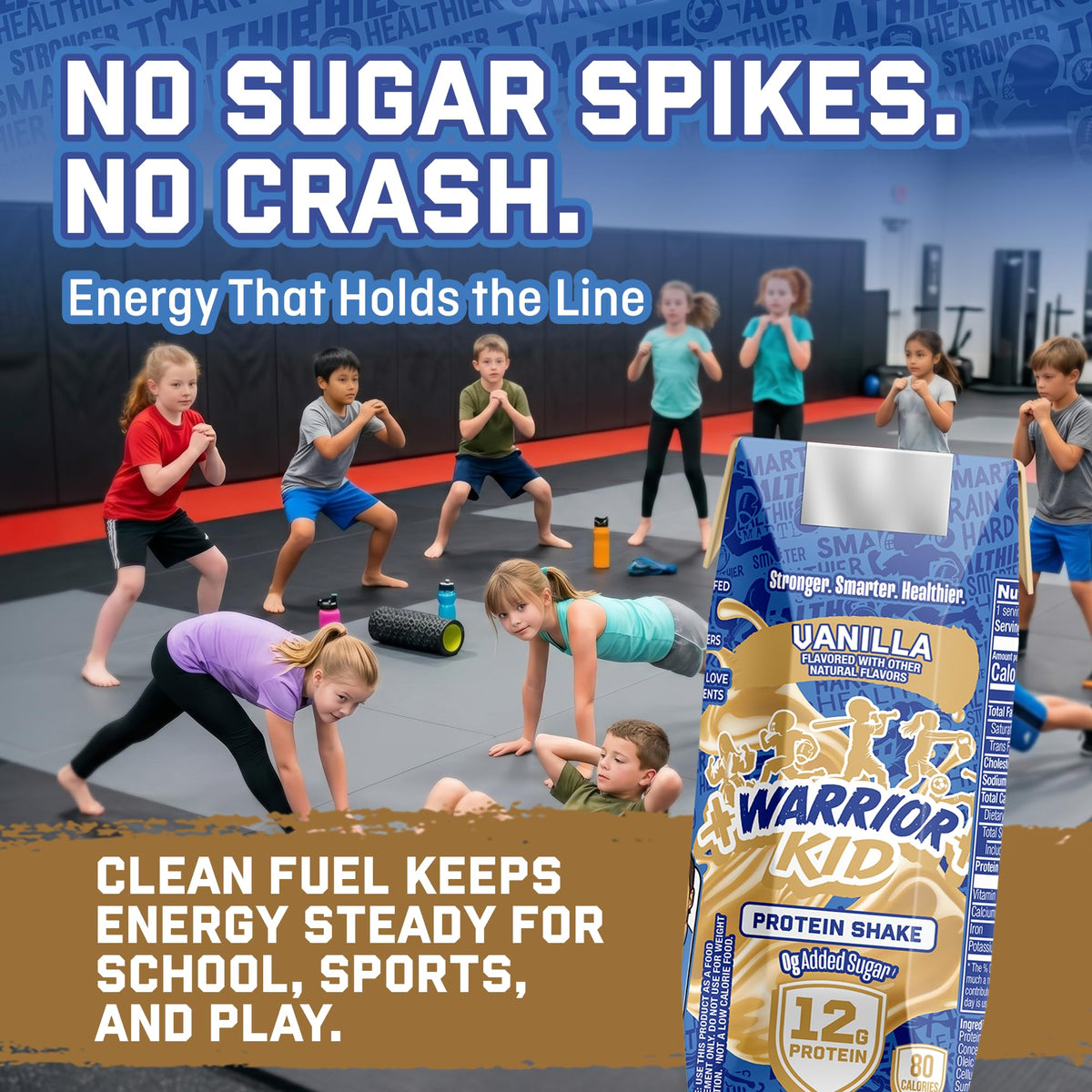 Grass Fed Protein Shake Vanilla 8.25oz 12 Pack F77204