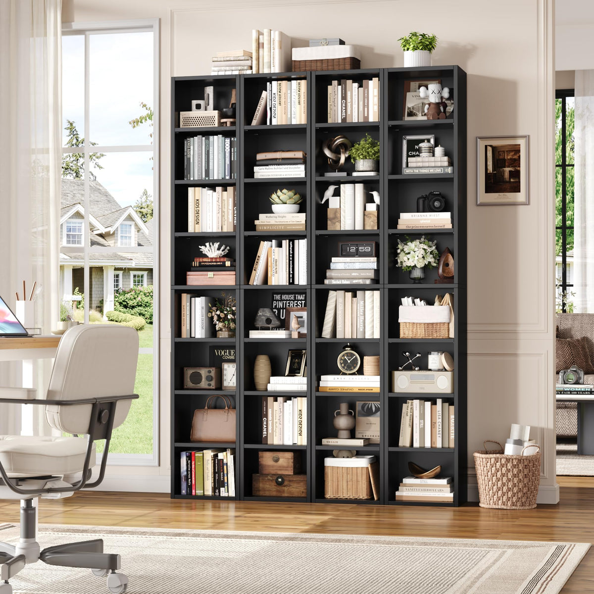8-Tier Narrow Bookshelf Z7046