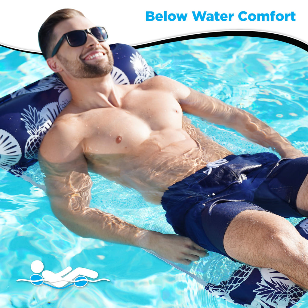 4-in-1 Inflatable Pool Hammock 4-Pack W56046