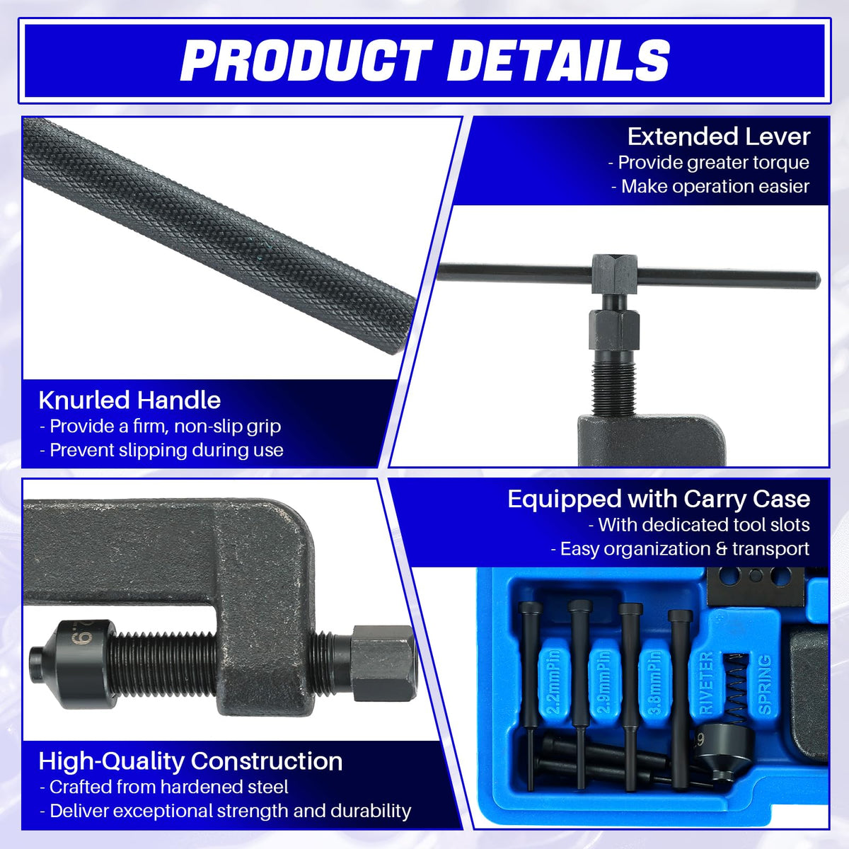 Motorcycle Chain Breaker Tool Kit Z95115
