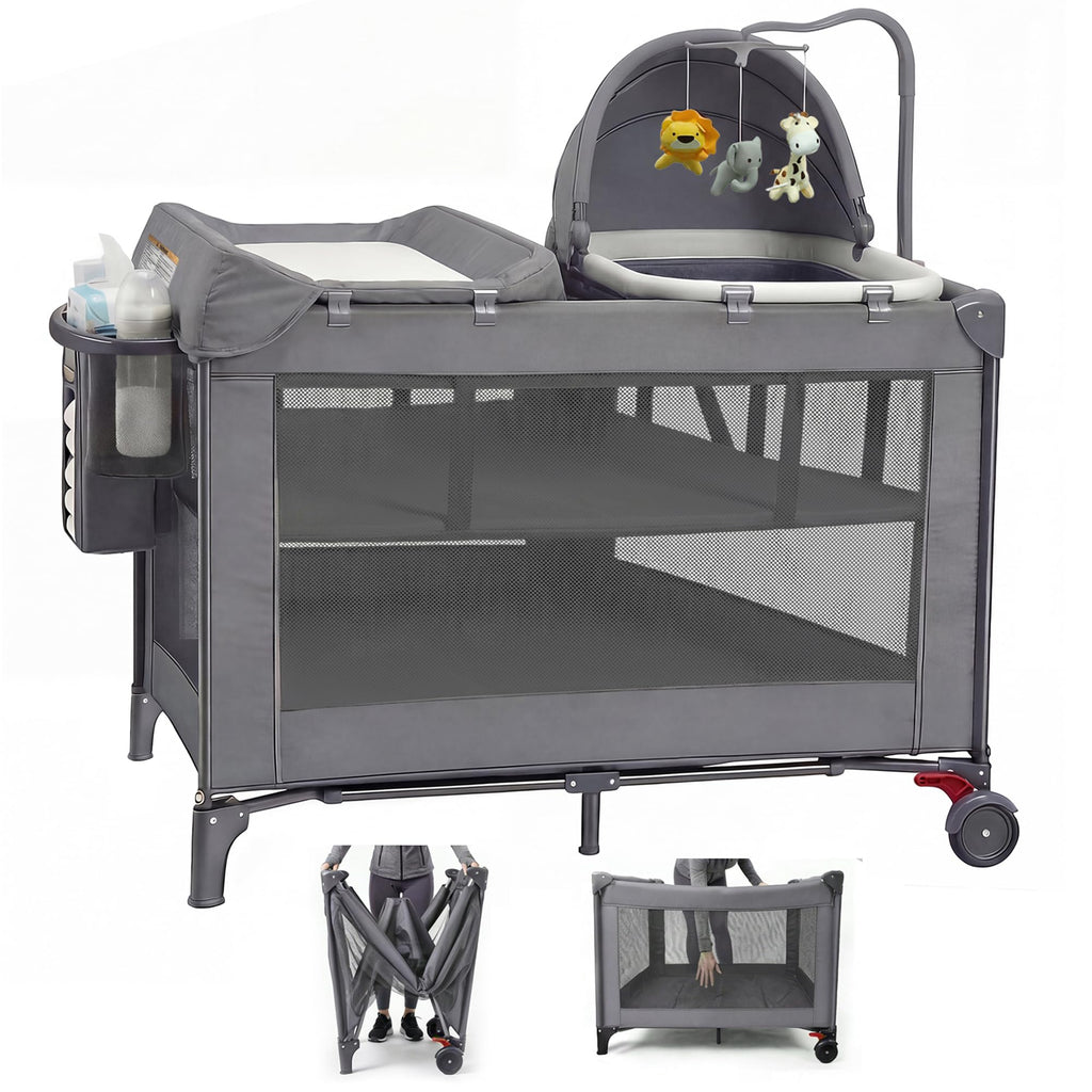 4 in 1 Baby Pack and Play with Bassinet A983