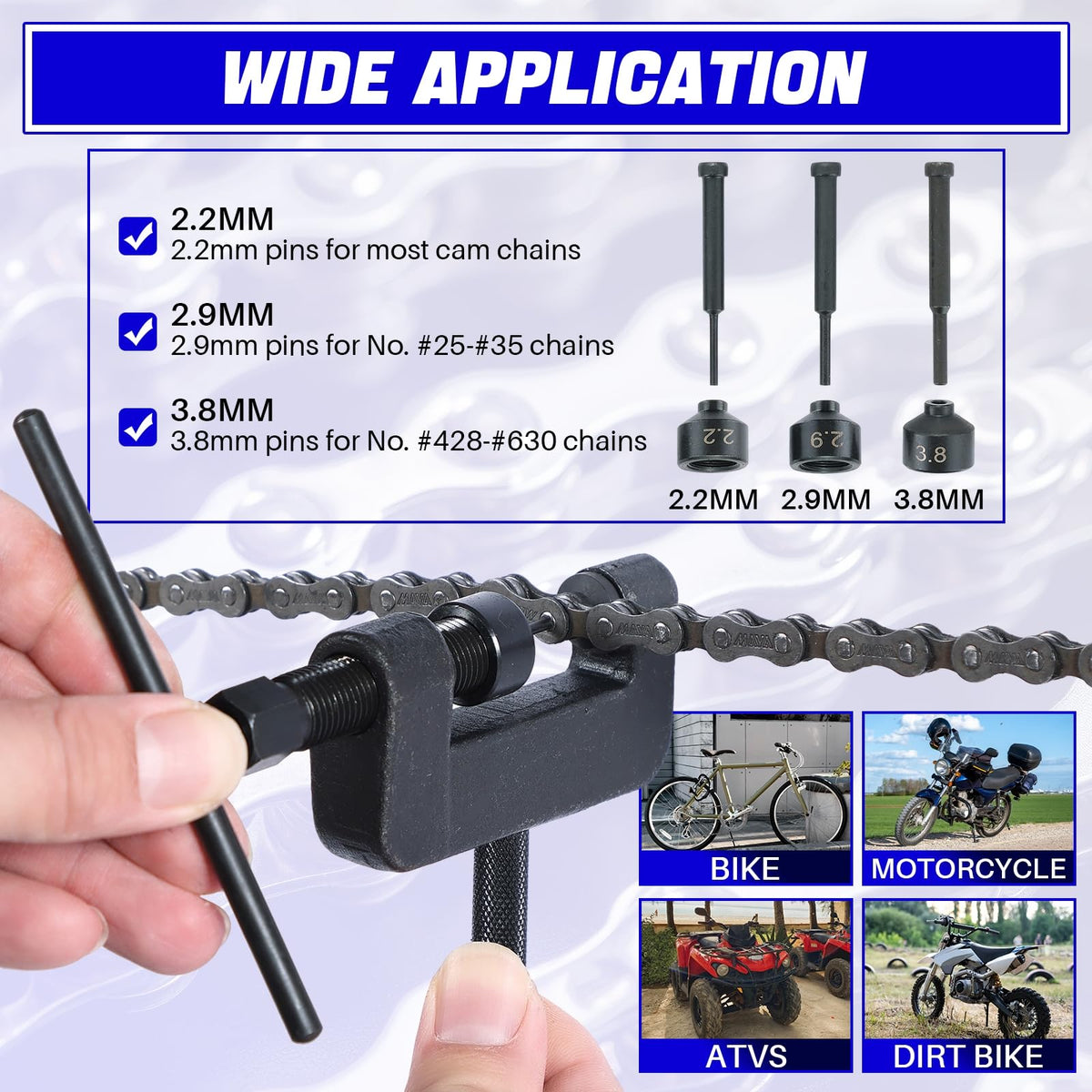 Motorcycle Chain Breaker Tool Kit Z95115