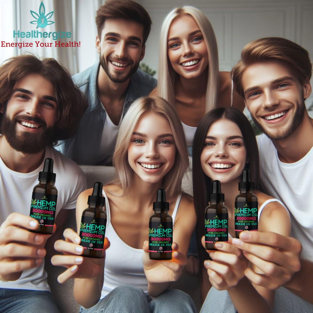Hemp Oil Drops 5 Pack Cold Pressed Vegan F807642
