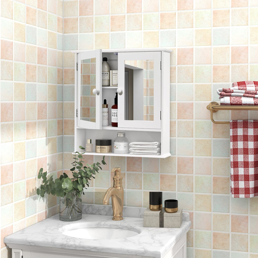 Medicine Cabinet with Mirror 2 Doors D3571