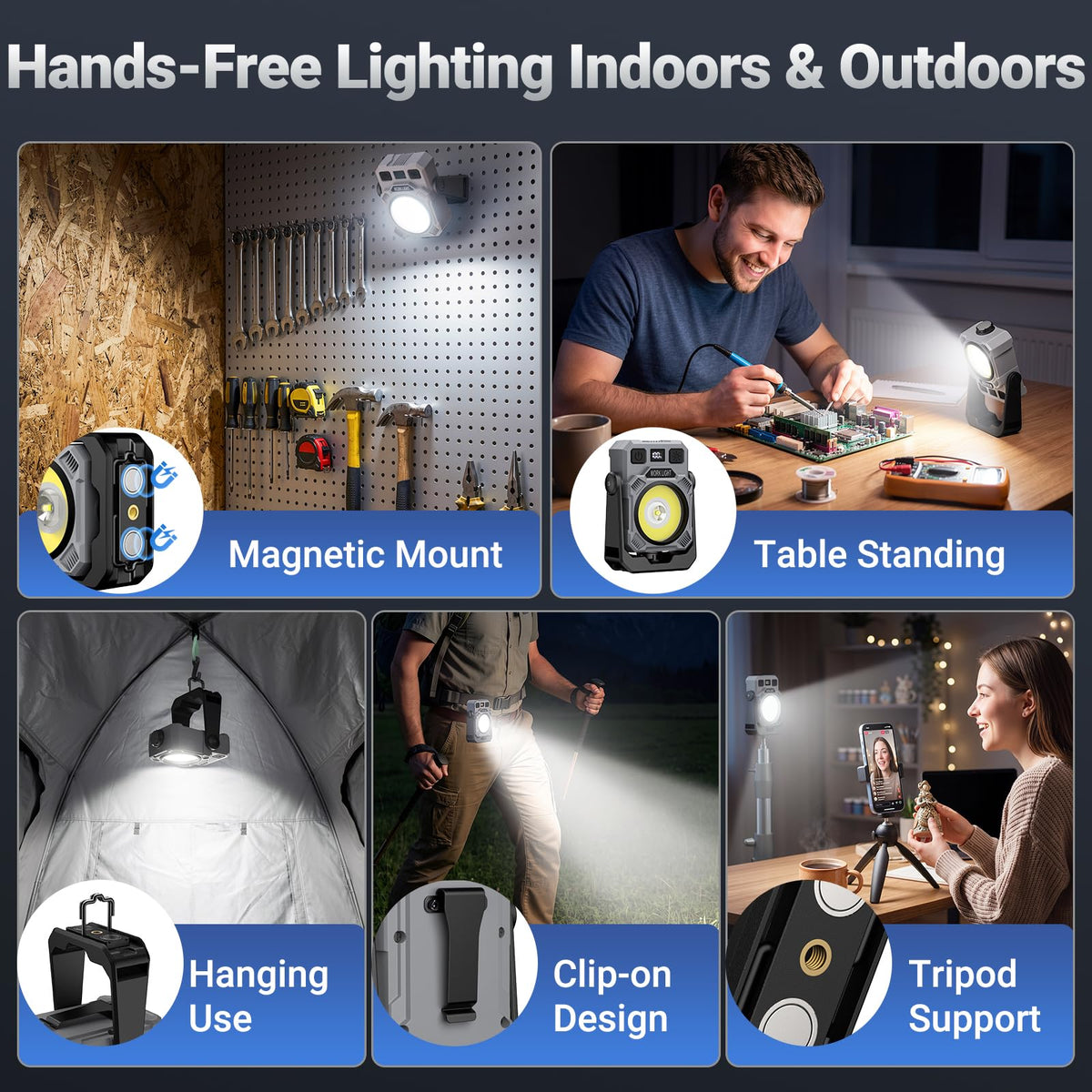Magnetic Rechargeable Work Light J260