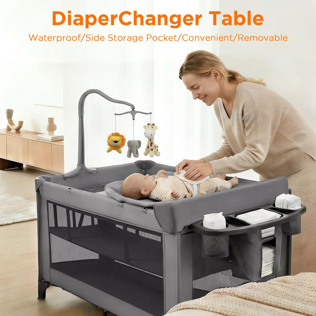 4 in 1 Baby Pack and Play with Bassinet A983