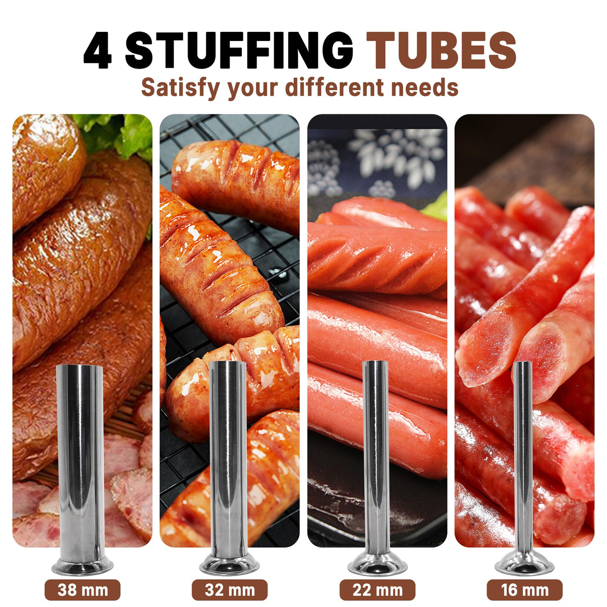 11 Lb Stainless Steel Vertical Sausage Stuffer D208