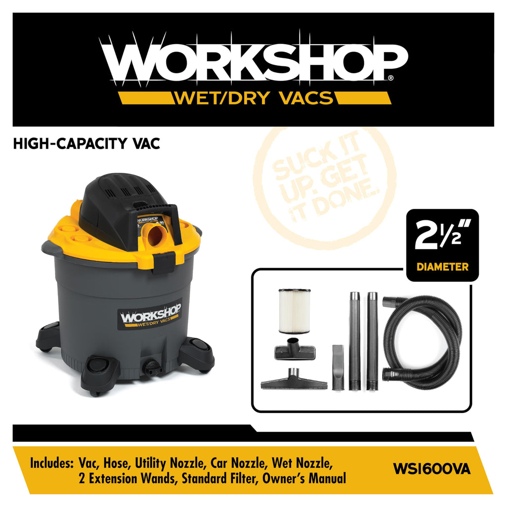 16-Gallon Wet Dry Vacuum Cleaner I314235