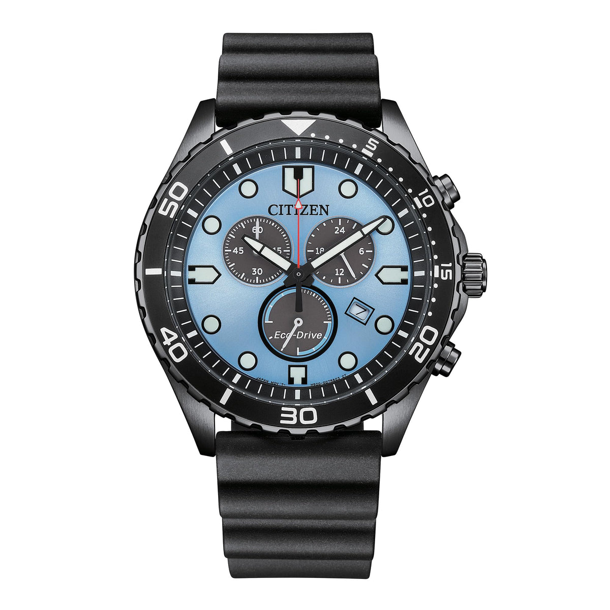 Black Stainless Steel Chronograph Watch G63757