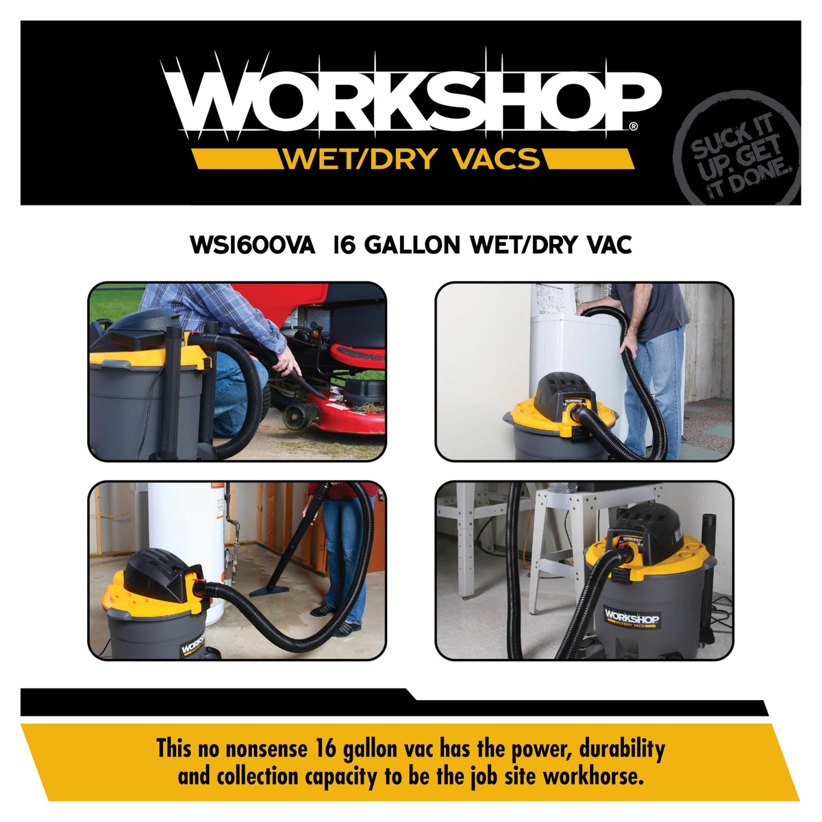 16-Gallon Wet Dry Vacuum Cleaner I314235