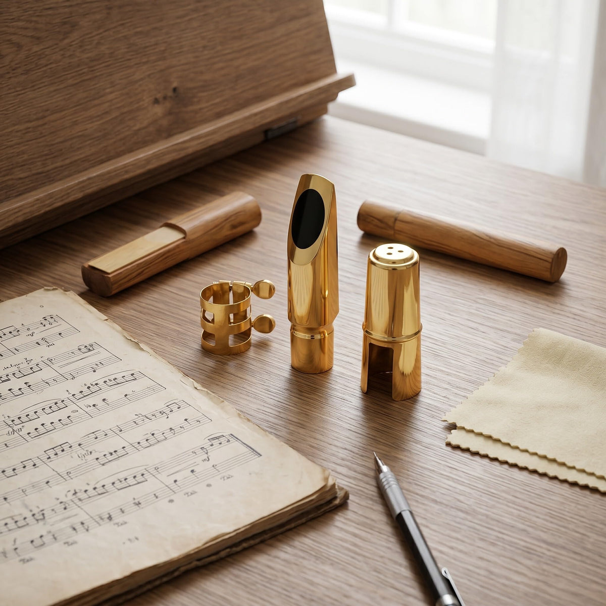 Metal Brass Saxophone Mouthpiece Q1283