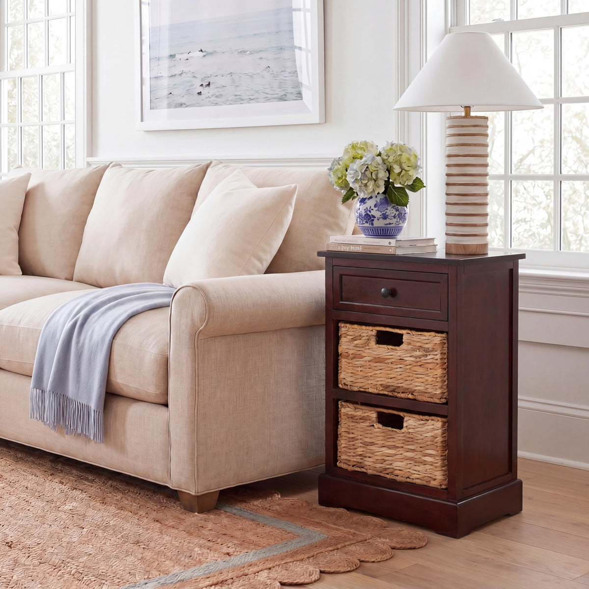 Wood Side Table M137