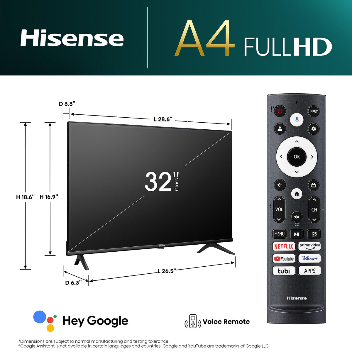 32-Inch FHD 1080p Google Smart TV N579947