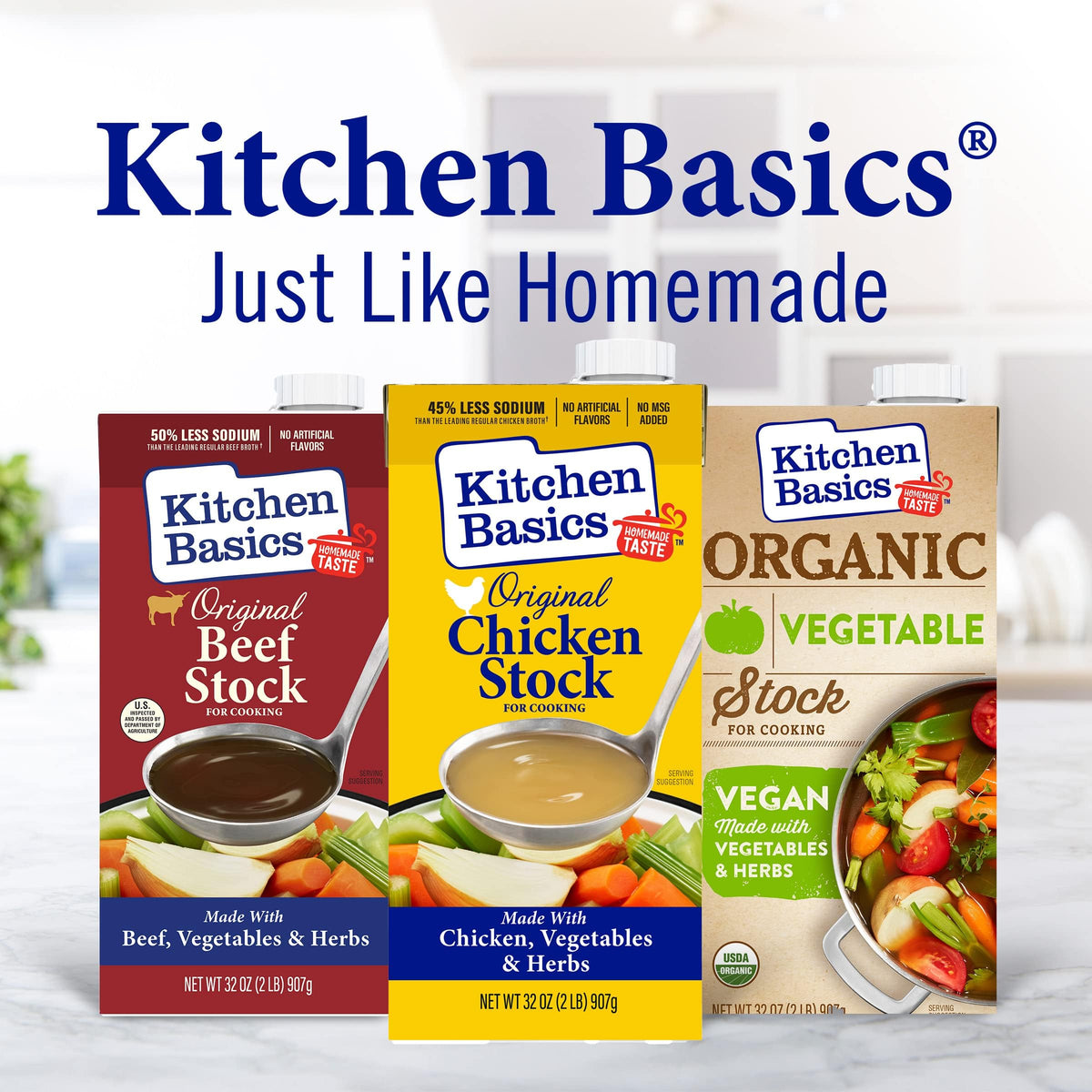 Chicken Bone Broth 32 oz Carton U187038