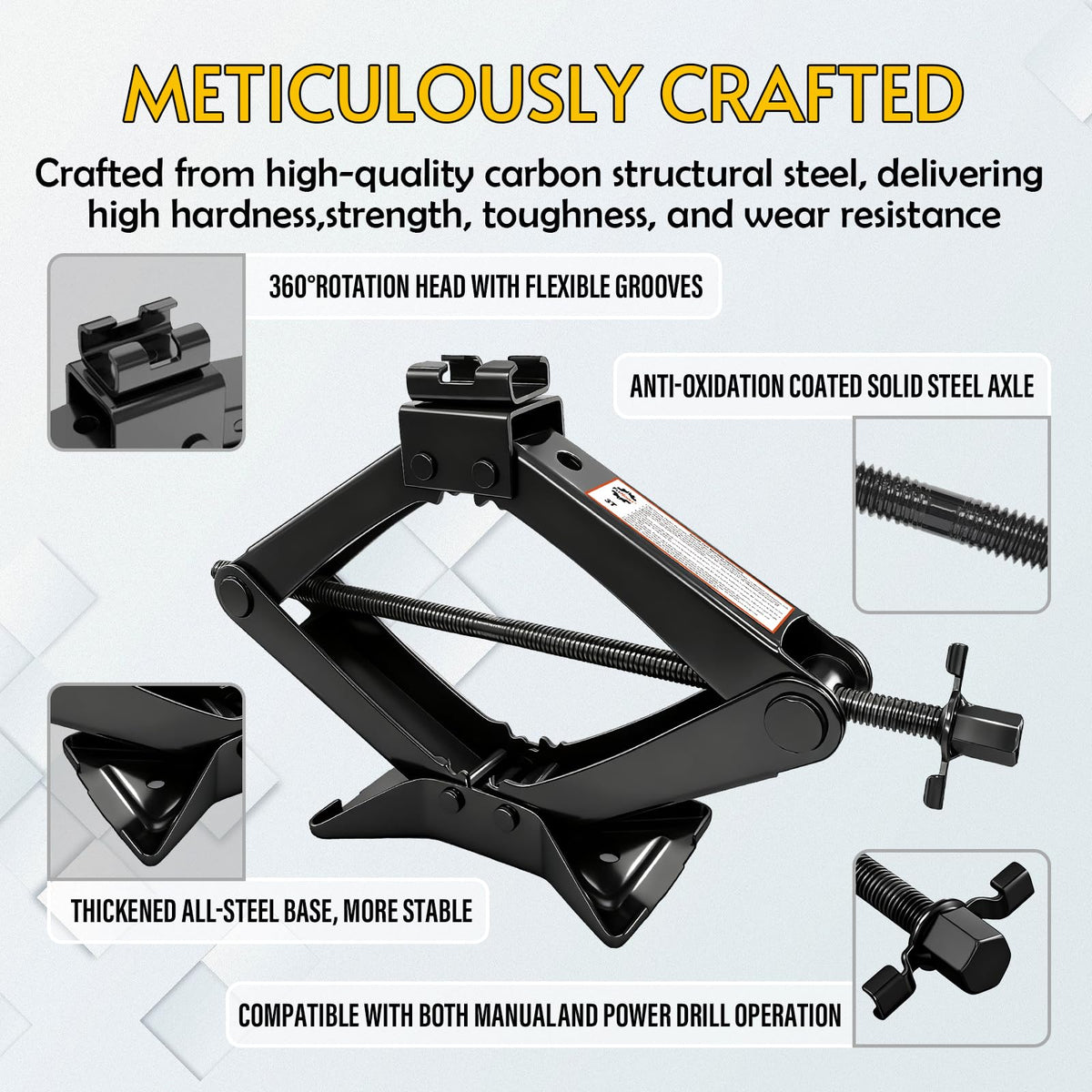3 Ton Scissor Jack Kit with Lug Wrench P11066