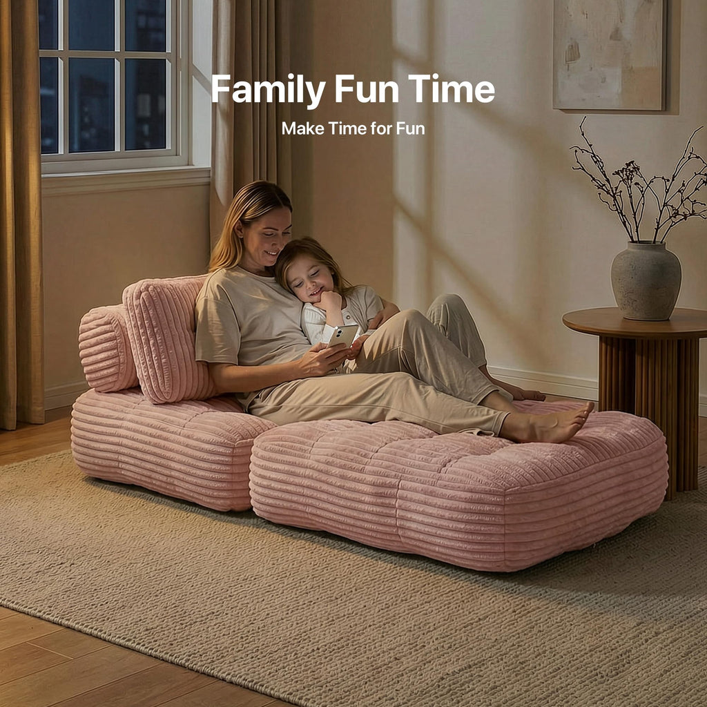 Pink Folding Sofa Bed G545