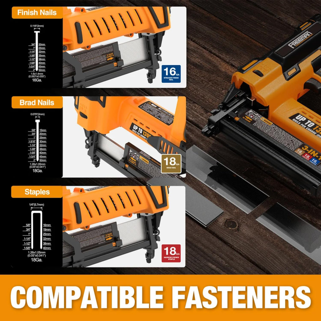 Cordless 3-in-1 Nailer Kit P120