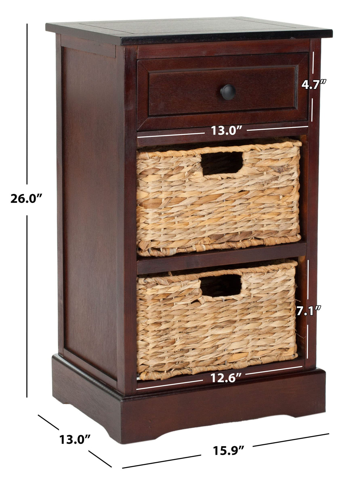 Wood Side Table M137