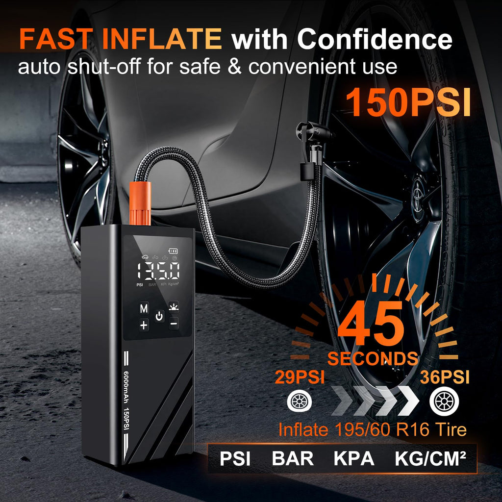 Portable Air Compressor 150PSI O3774
