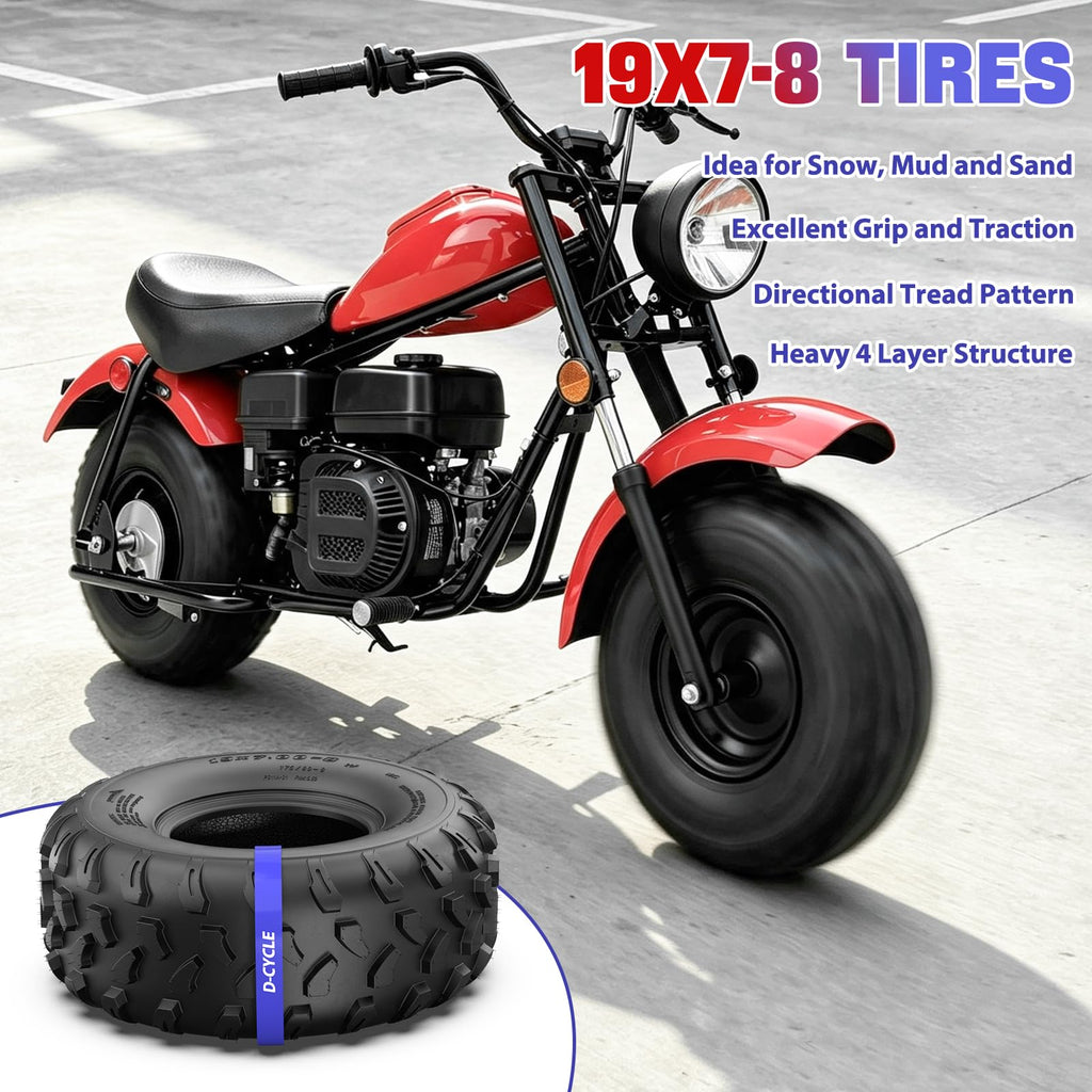 19x7-8 ATV UTV Tubeless All-Terrain Tire E8471