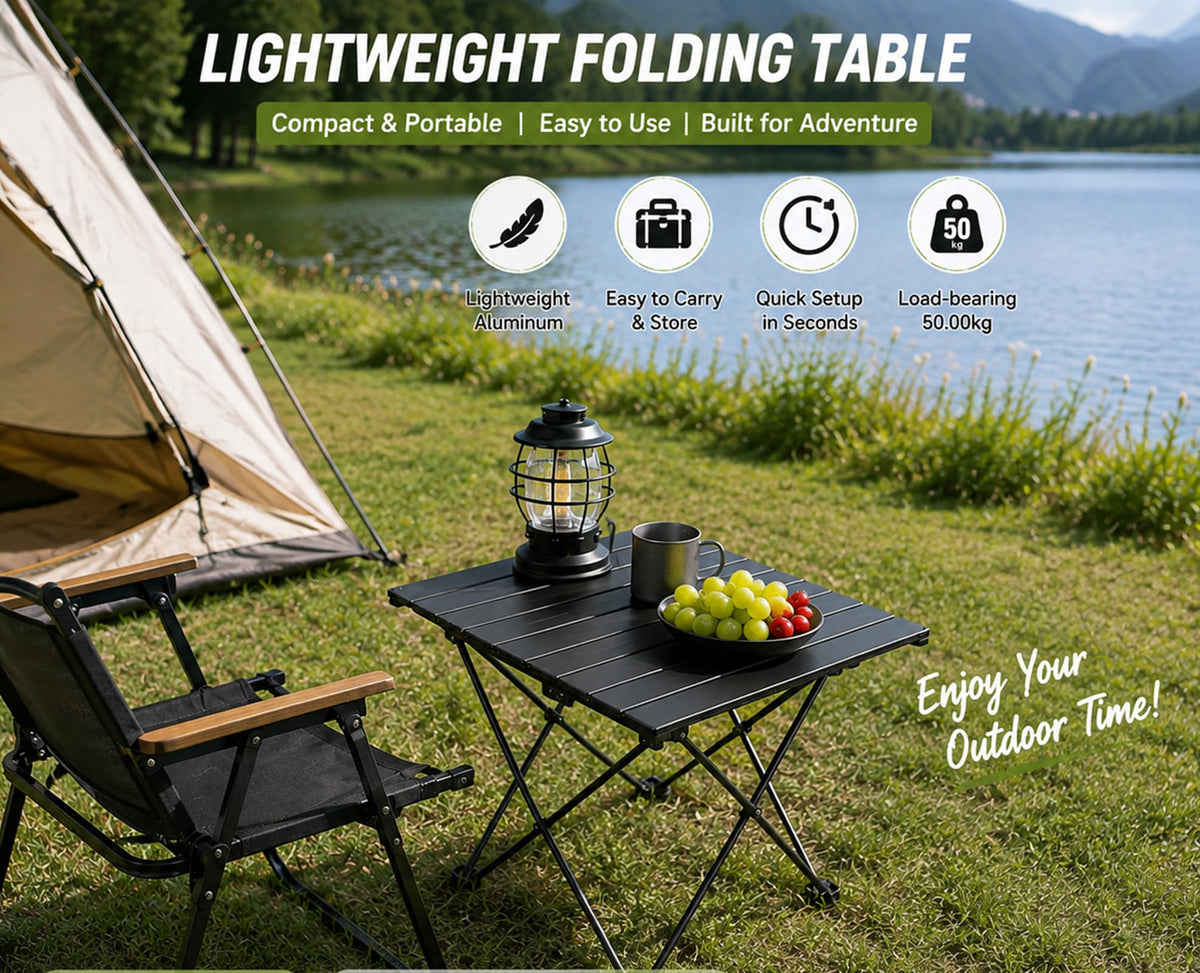 Folding Ultralight Aluminum Camping Table M553