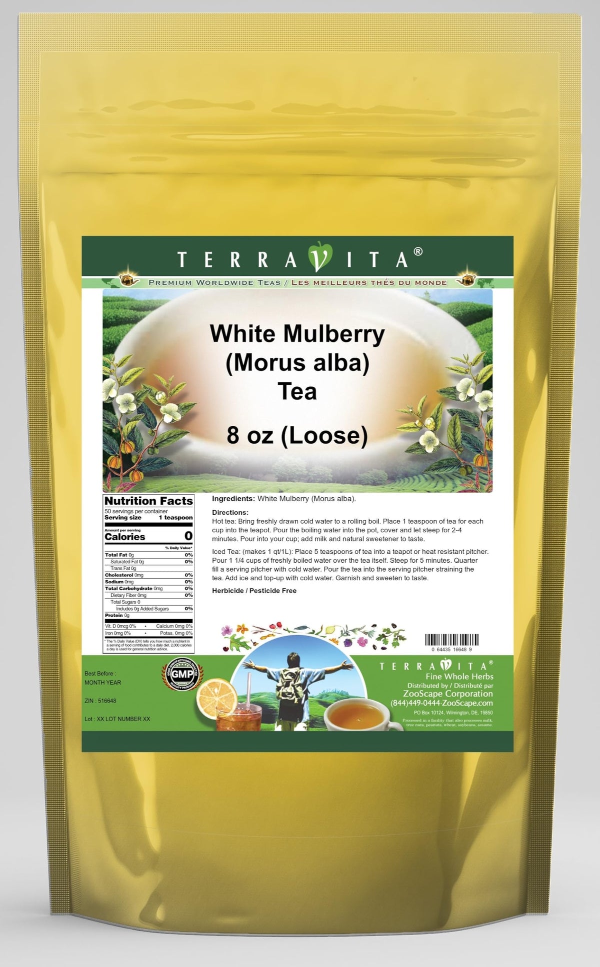 White Mulberry Tea Loose 8 oz 3 Pack Y317574