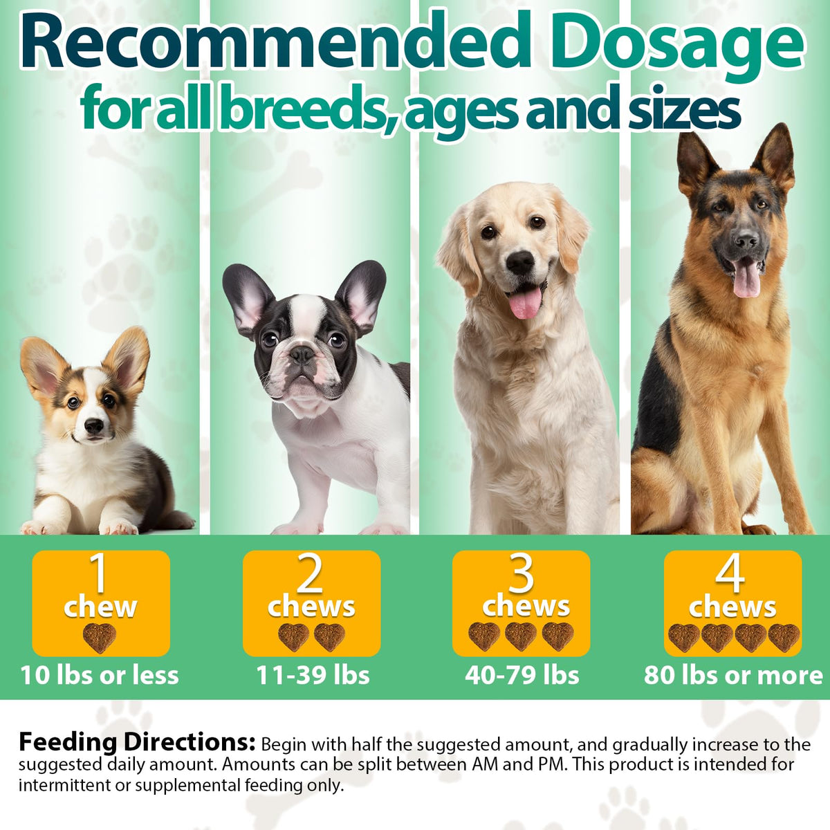 Flea and Tick Prevention for Dogs Chewables, 200 Soft Chews F7265