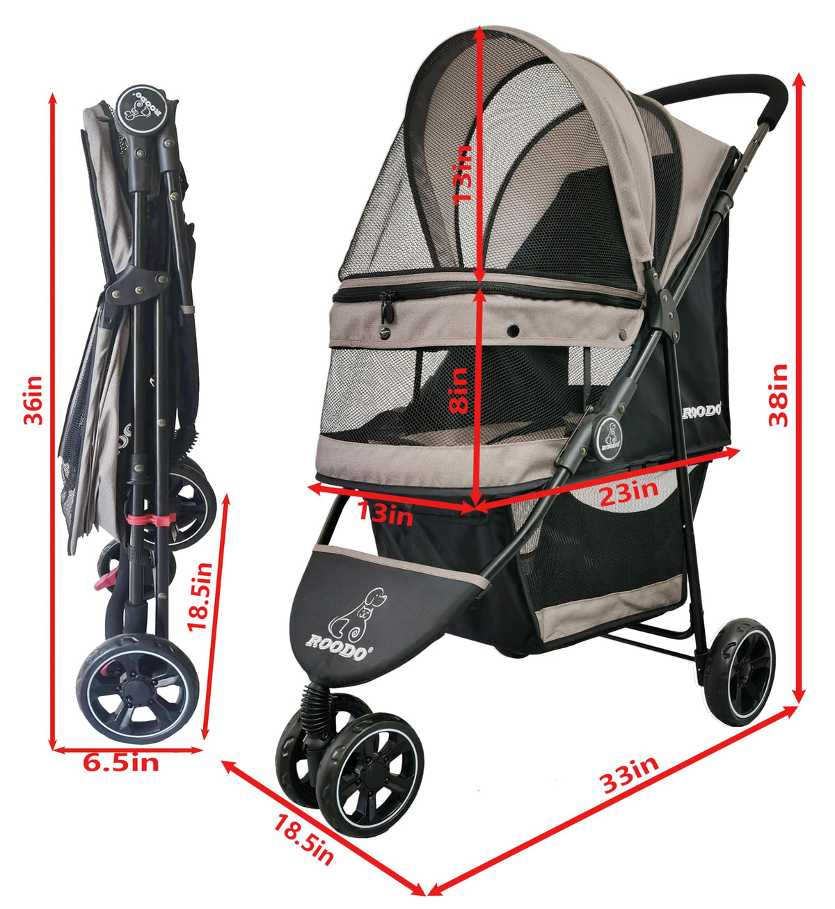 3 Wheel Pet Stroller I73971