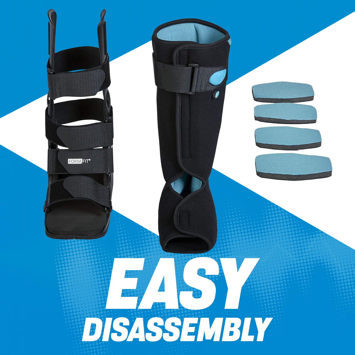 Walker Boot with Air Low Top Large V138