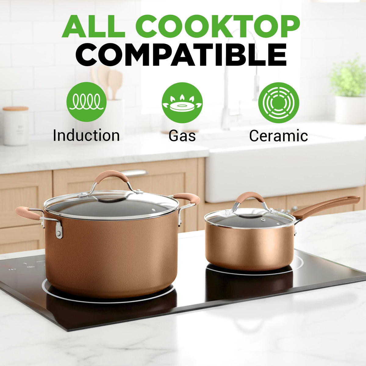 20-Piece Non Stick Induction Cookware Set L9757