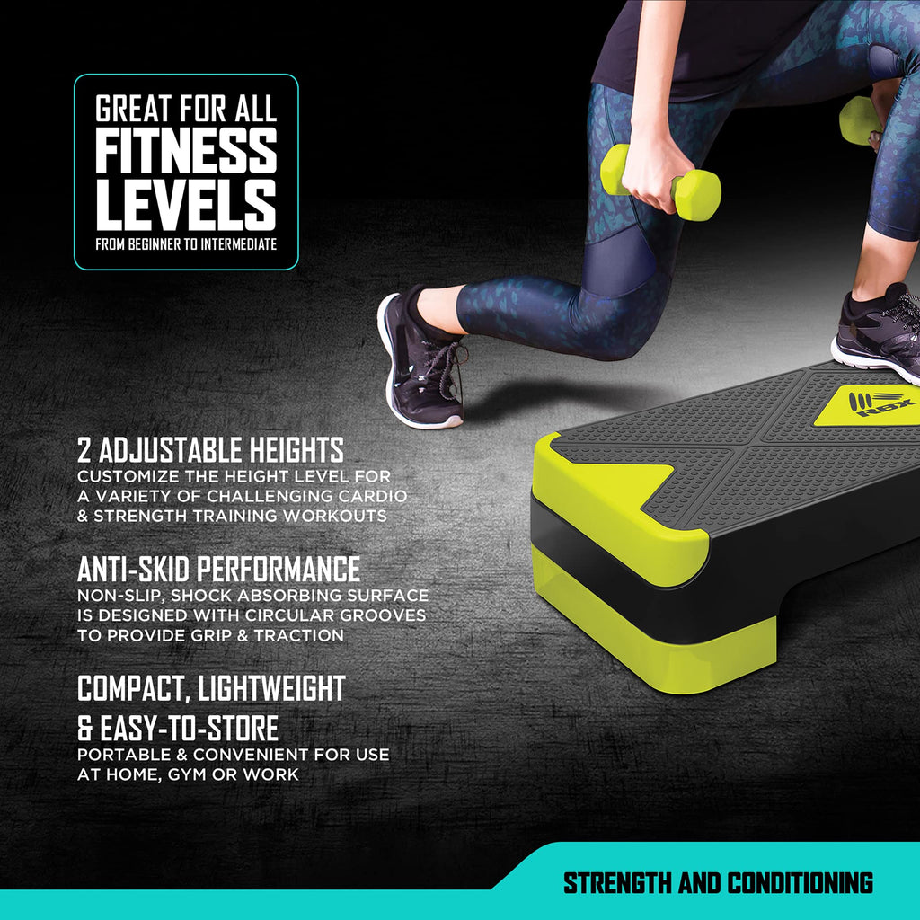 Aerobic Step Platform with Non-Slip Textured Surface D754458