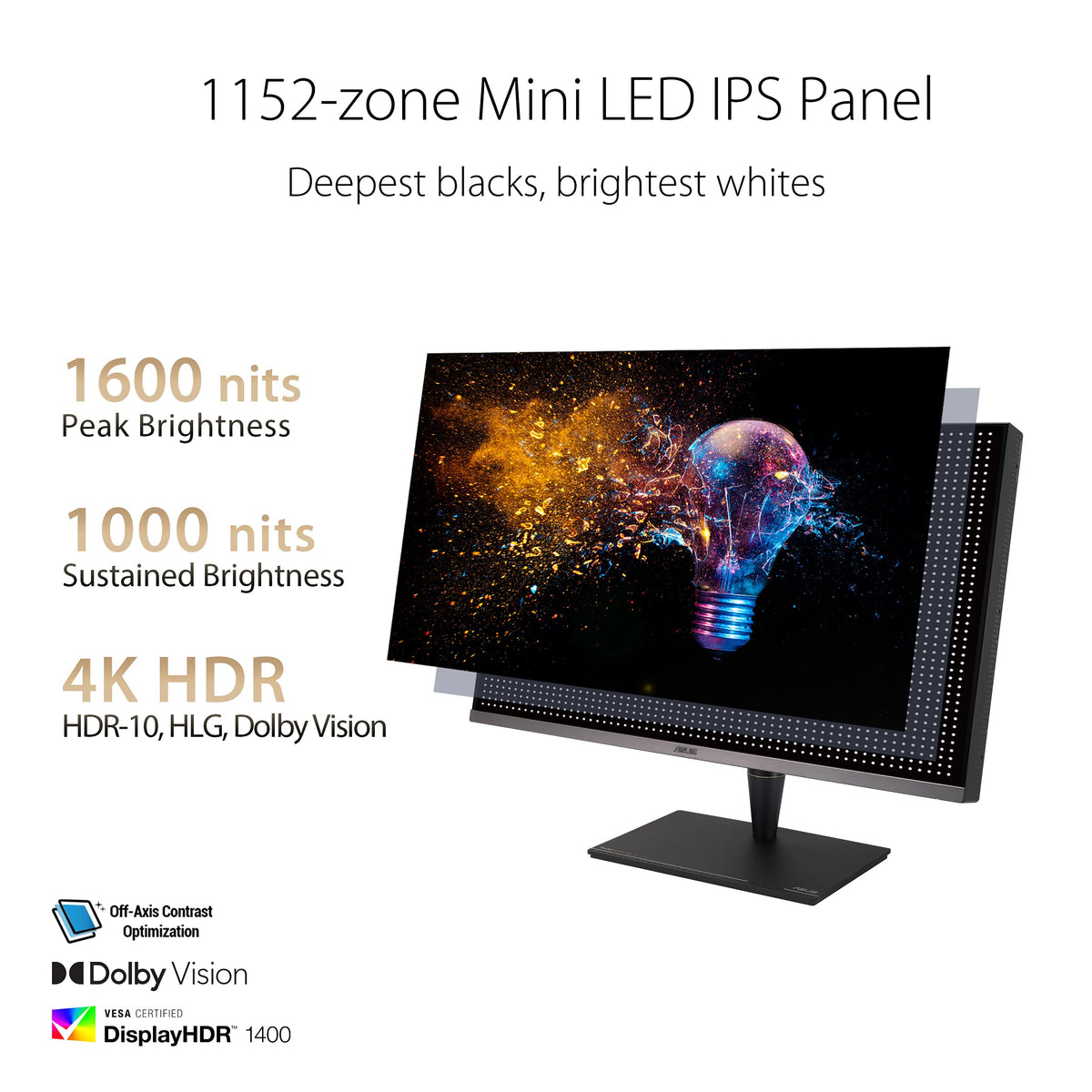 32” 4K HDR Mini-LED IPS Computer Monitor A2396