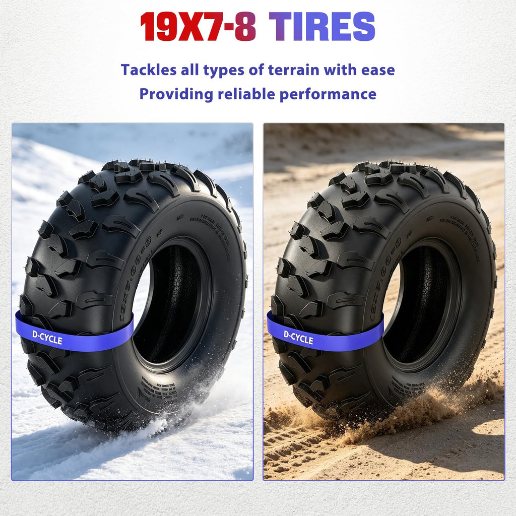 19x7-8 ATV UTV Tubeless All-Terrain Tire E8471