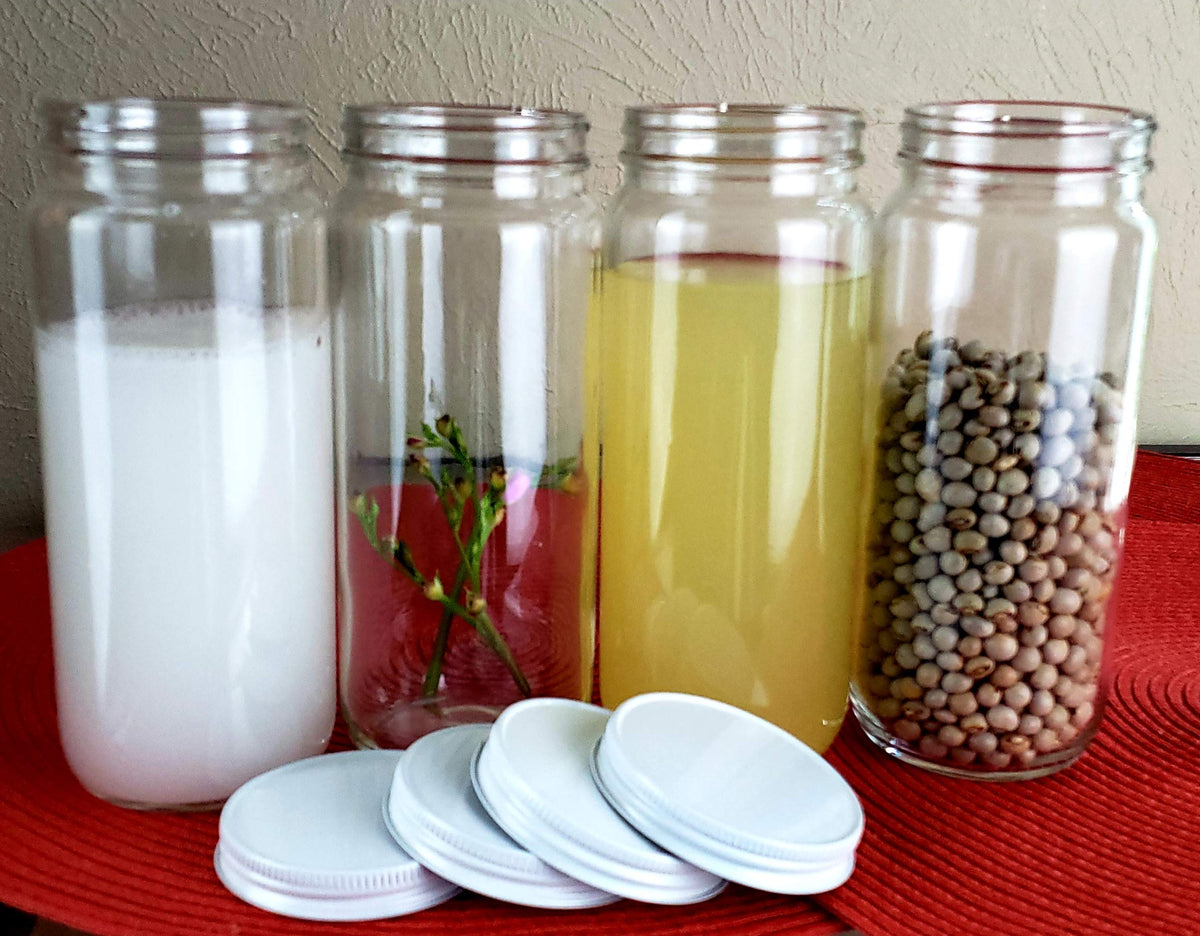 Wide Mouth Glass Bottle Jar 16 oz M86042