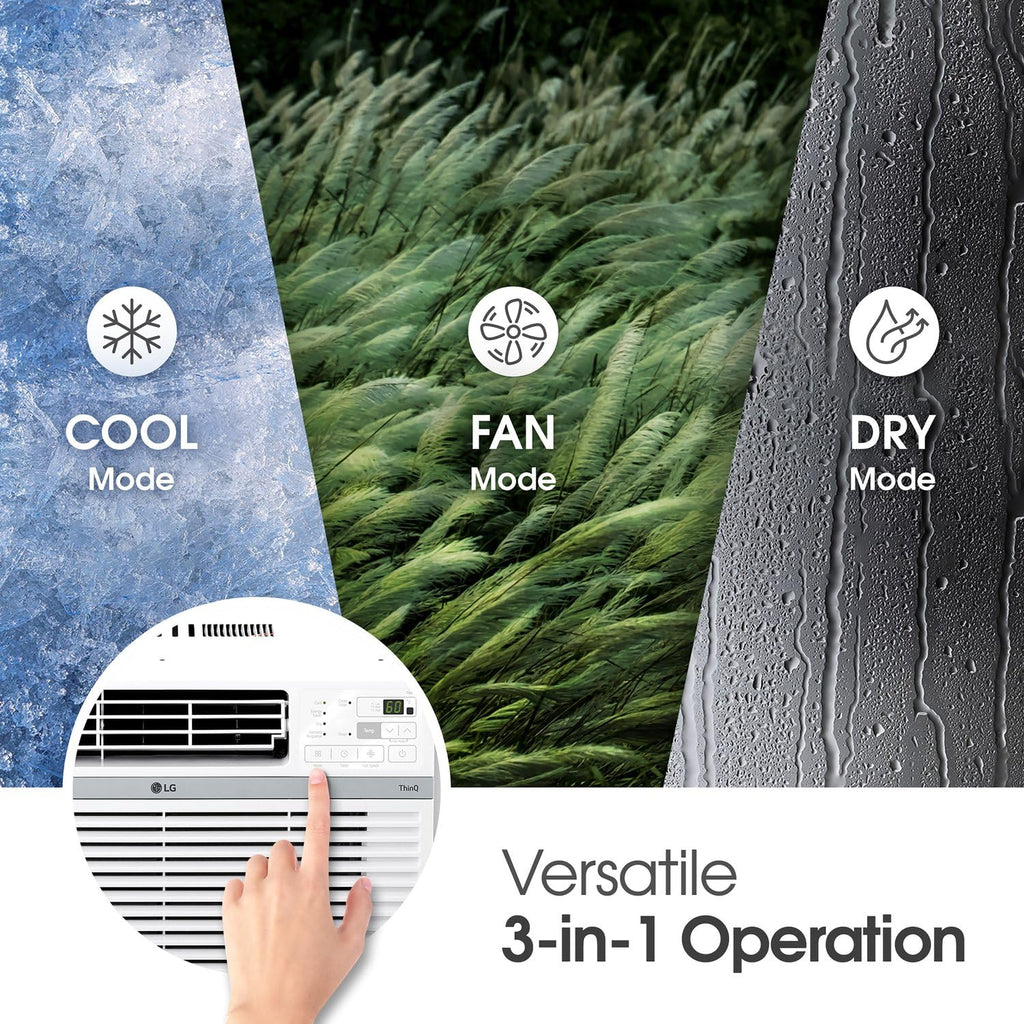 18,000 BTU White Window Air Conditioner C349