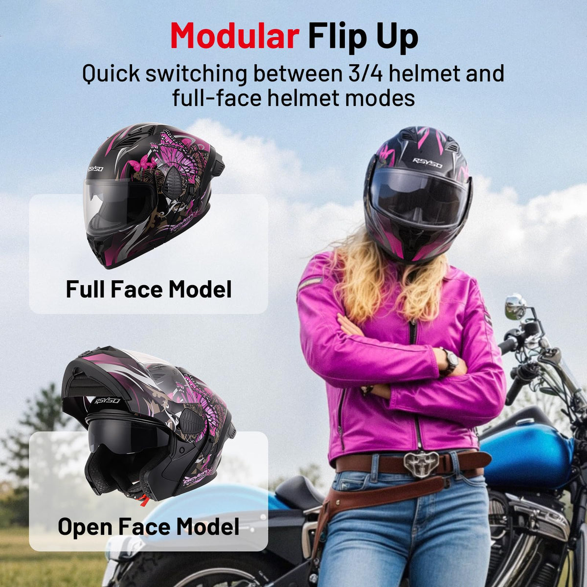 Full Face Motorcycle Helmet P110606
