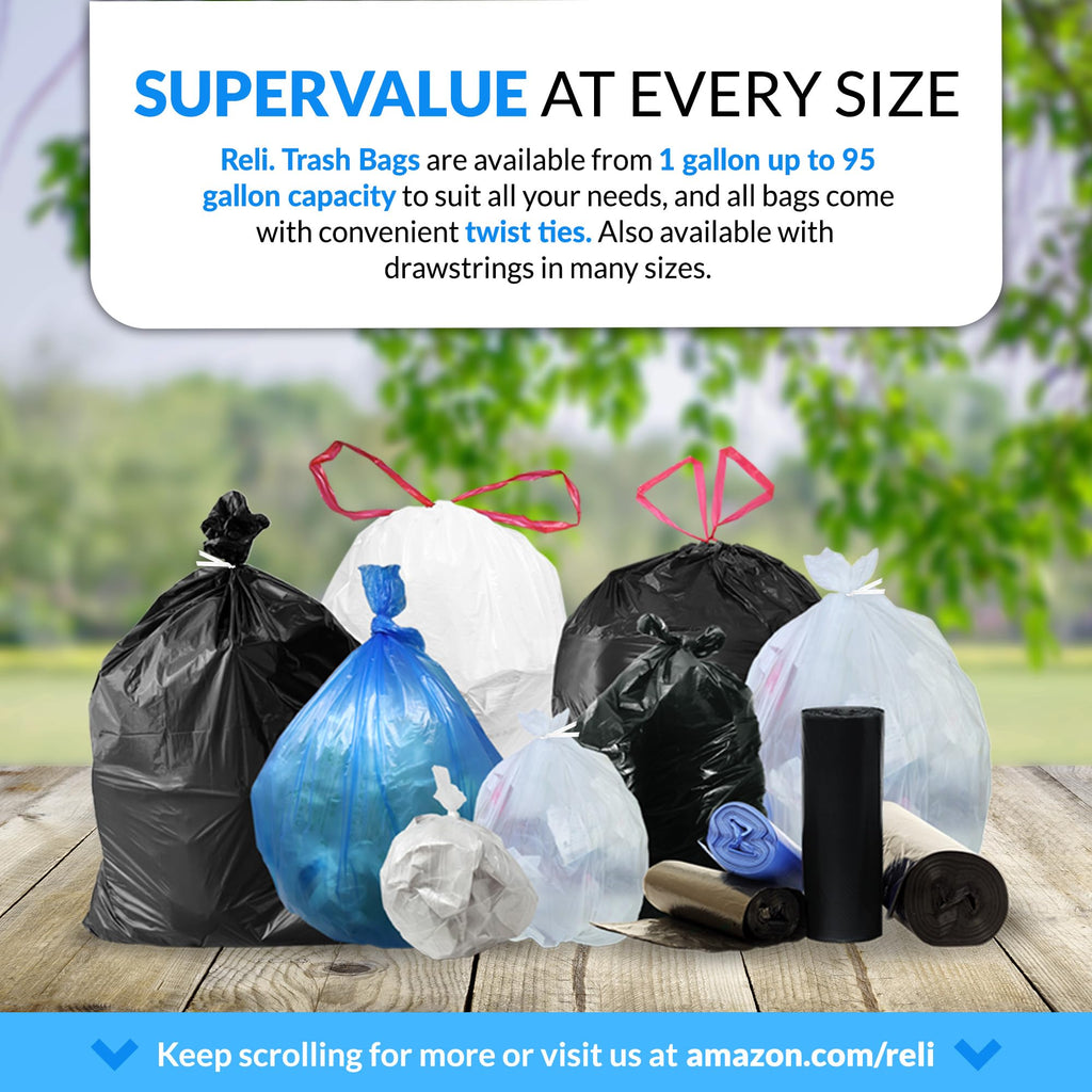 40 to 45 Gallon Heavy Duty Trash Bags U57082