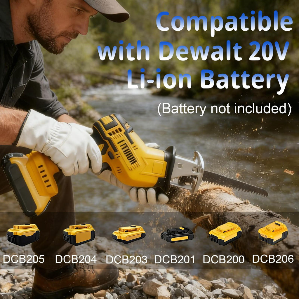 Cordless Reciprocating Saw with 4 Blades Kit D940849
