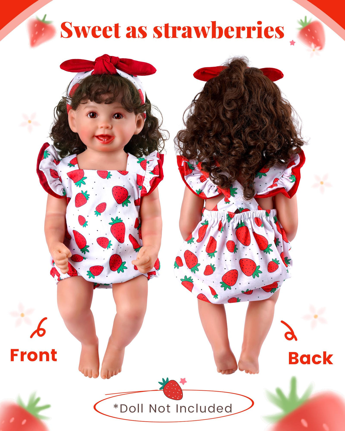 18-20 Inch Doll Clothes Strawberry Outfit U76445